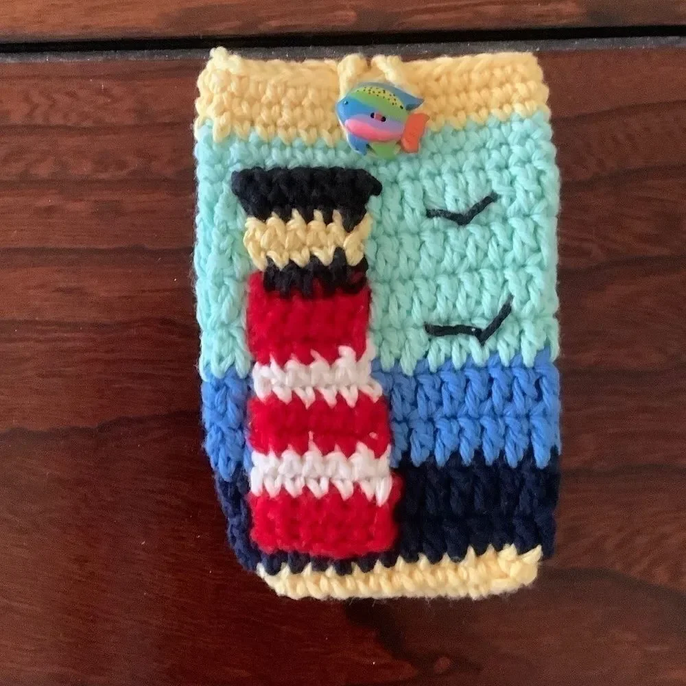 CROCHET HAND MADE COTTON 100% IPHONE CASE